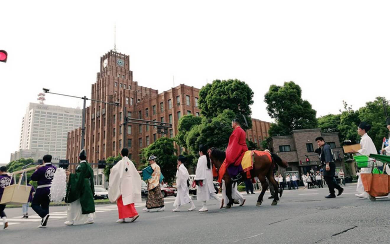 ～江戸風俗十二ヶ月之内　六月　山王祭～　宝物殿蔵